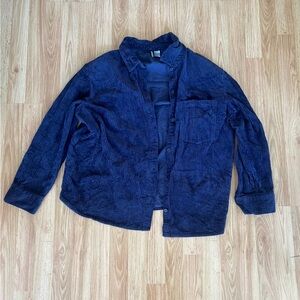 blue corduroy jacket